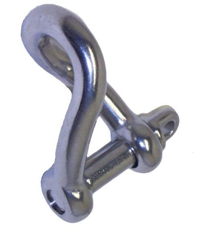 S/S 6MM TWISTED SHACKLE