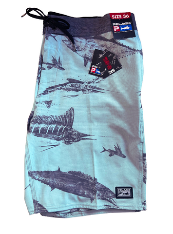 PELAGIC SHORT DEEP DROP TURQUOISE 36