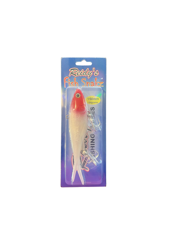 FISH SNAKZ VIBE RED HEAD 150MM