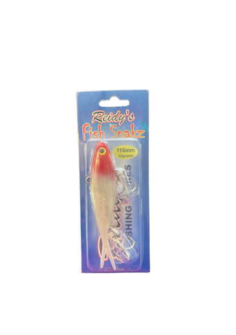 FISH SNAKZ VIBE RED HEAD 110MM