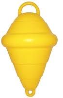 YELLOW MOORING BUOY 375X610 FOAM FILLED