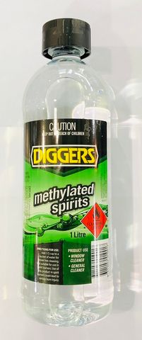 DIGGERS METHYLATED SPIRITS 1L