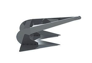 250KG STINGRAY ANCHOR BLACK PAINT