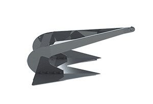 75KG STINGRAY ANCHOR BLACK PAINT