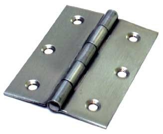 HINGE BUTT S/S 73 X 50MM PAIR