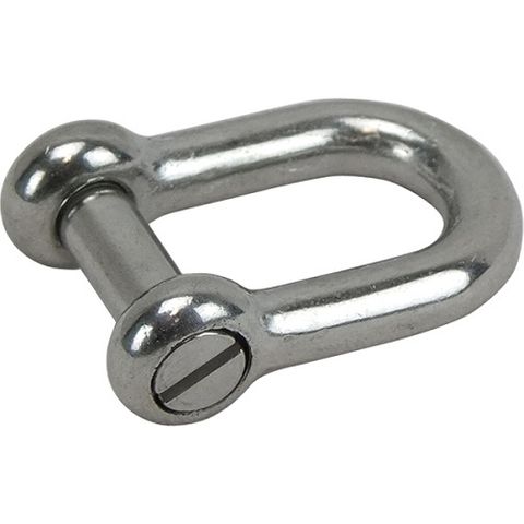 DEE SHACKLE SLOT HEAD 6MM SS316