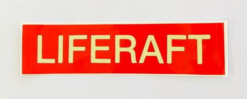 STICKER LIFERAFT