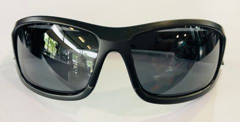 MUSTAD SUNGLASSES BLACK/SMOKE LENS