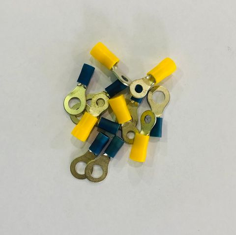 TERMINAL -RING (YELLLOW) 4.2MM STUD