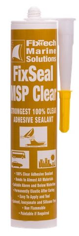 FIXSEAL MSP CLEAR ADHESIVE SEALER