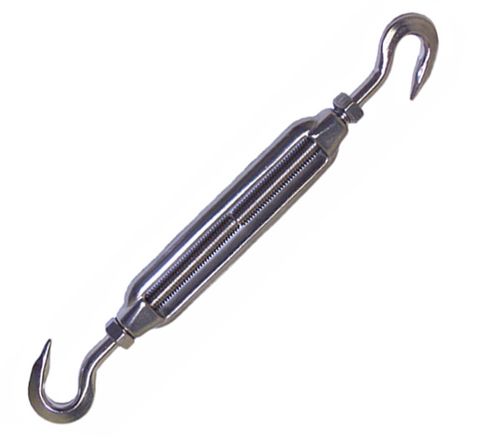 S/S TURNBUCKLE 10MM HOOK HOOK