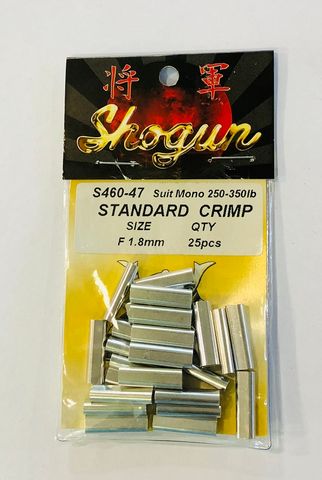 STD ALUMINIUM CRIMP 1.8MM (250&300LB)