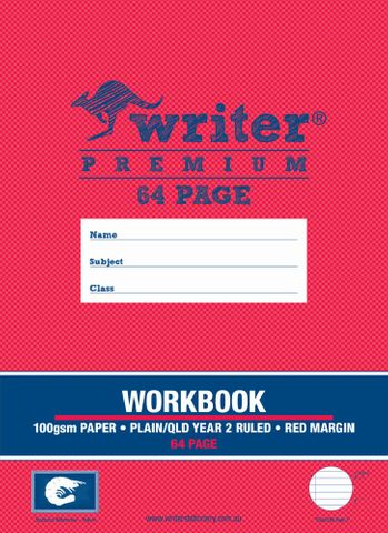 Writer Premium 330x240mm 64pg Qld Yr2 Project Workbook