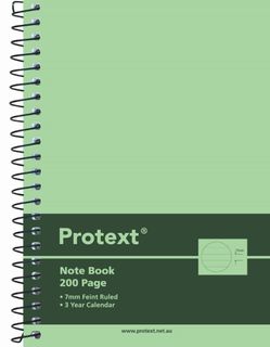 Protext A6 200pg PP Note Book