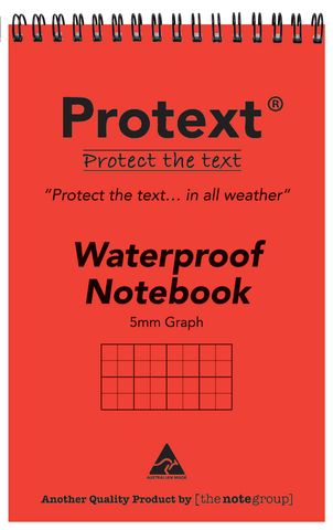 Protext Waterproof 5mm Graph Notebook