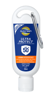 Auscreen Ultra Protect SPF 50+ 50ml Carabiner