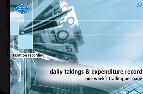 Daily Takings and Expenditure Record Book - No. 27