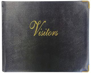 Visitors Book - General Purpose (Black cover)