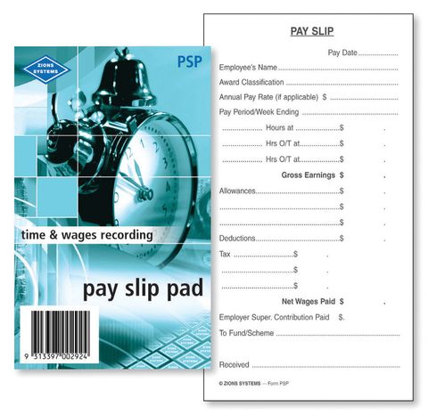 Pay Slip Pads