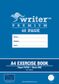 Writer Premium A4 48pg 10mm Grid Exercise Book