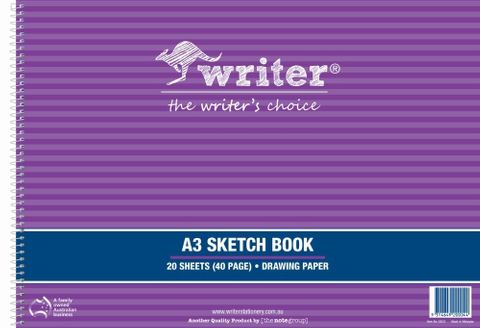 Writer A3 Spiral Sketch Book