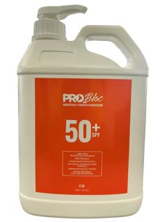 Pro Bloc 50+ Sunscreen 2.5 Litre Pump Bottle