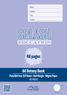 Splash A4 48pg Qld Yr3/4 Botany Book