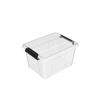 Protext 2ltr Clear Storage Tub with clip lock lid