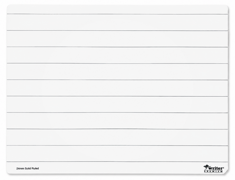 Writer Prem 24mm Solid Rld Write/Wipe Magnetic Writing Sheet pk12