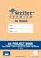 Writer Premium A4 96pg Plain/14mm Dotted Thirds Project Book