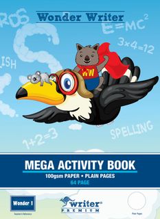 Wonder Writer 64pg Mega Activity Scrap Book