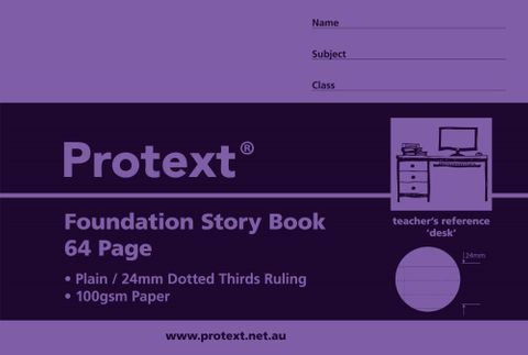 Protext 165x240mm 24mm Dotted Thirds Foundation Mini Story Book