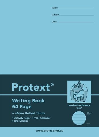 Protext 330x240mm 24mm Dotted Thirds Writing Book