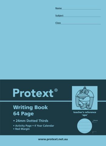 Protext 330x240mm 24mm Dotted Thirds Writing Book