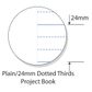 Protext 330x240mm 24mm Dotted Thirds Project Book
