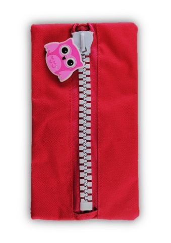 Protext Character Pencil Case - Magenta Owl