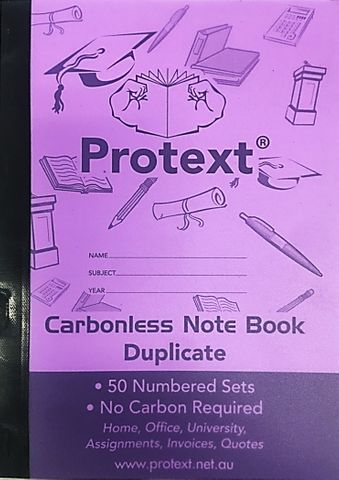 Protext Carbonless Duplicate Book