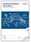 Protext Navy Blue 32pg 4mm Double Ruled Student Notebook