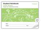 Protext Lime Green 32pg 8mm Double Ruled/Guide Student Notebook
