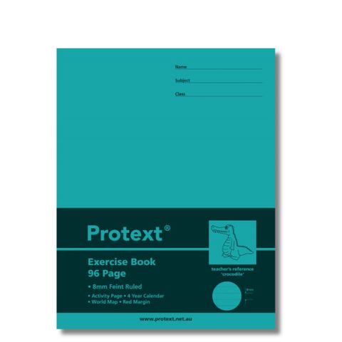 Protext 9*7 96pg 8mm Ruled Exercise Book
