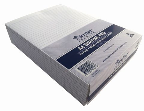 Writer Premium A4 70gsm 70lf Ruled Notepad