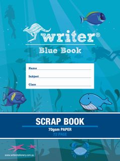 Blue Book 72pg Scrap Book 70gsm