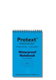Protext Waterproof 7mm Ruled Notebook