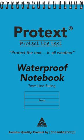 Protext Waterproof 7mm Ruled Notebook