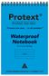 Protext Waterproof 7mm Ruled Notebook
