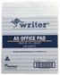 Writer A5 100lf Office White Ruled Notepad