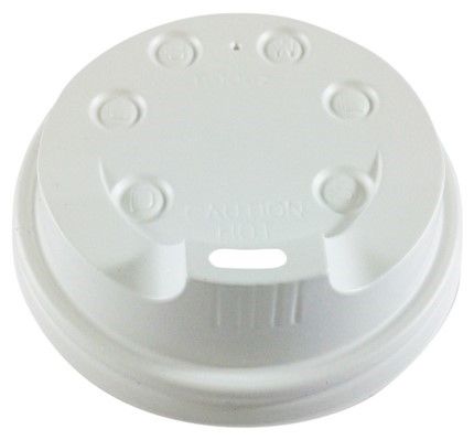 Writer Breakroom 8oz White Plastic Lid Ctn 1000