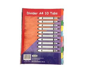Writer A3 10 Tab colour board divider