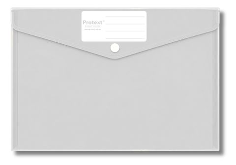 Protext Button Document Wallet Clear