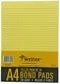 Writer A4 50lf Yellow Bond Ruled Notepad